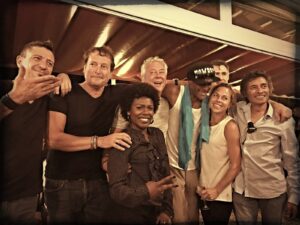 Natasia en friends op Ibiza